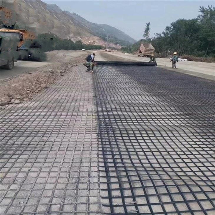Asphalt Fiberglass Geogrid For Sale
